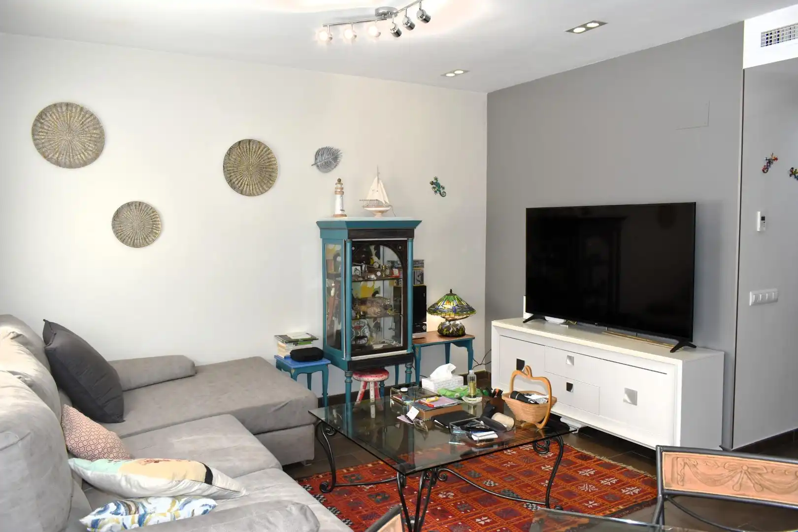 Sala de estar de Casa adosada en venta en Potries con Aire acondicionado y Balcón