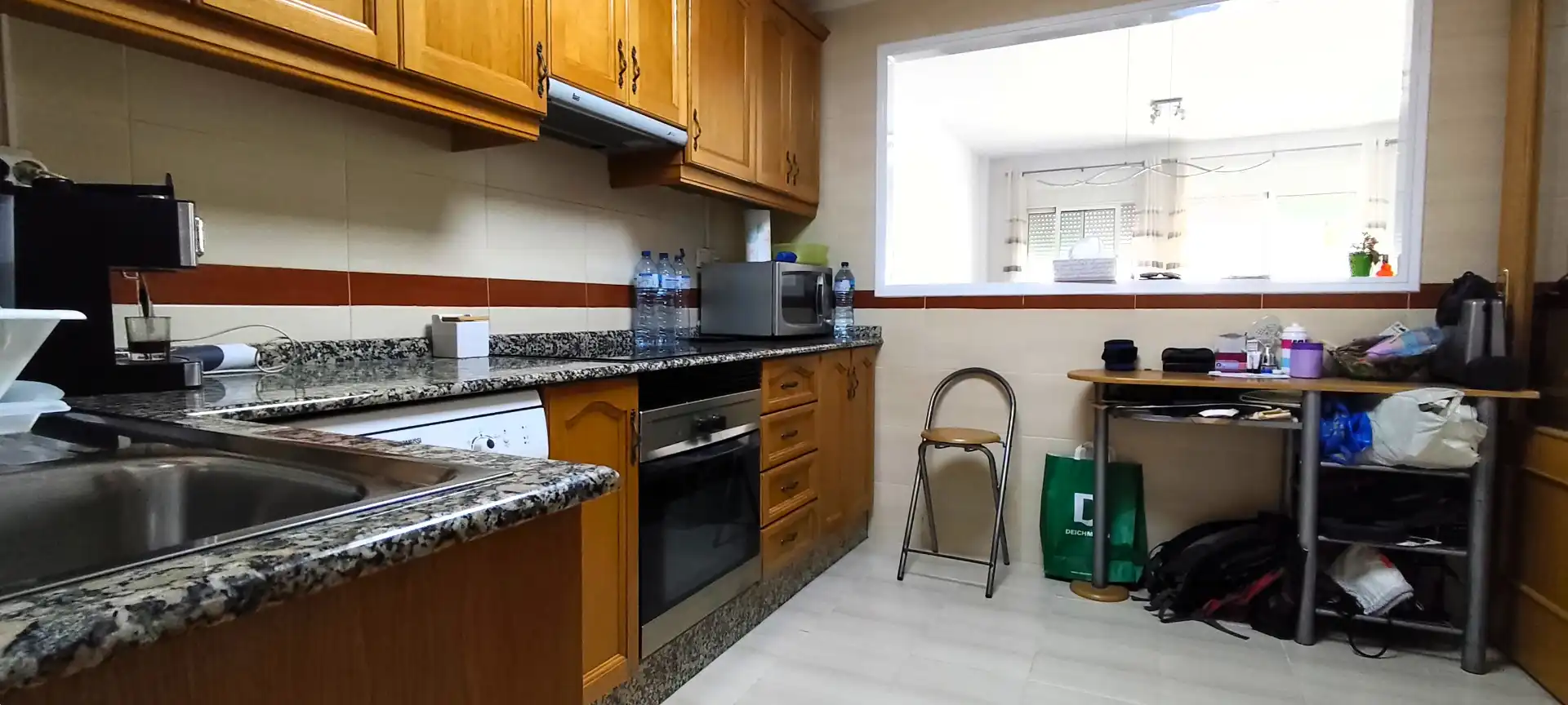 Kitchen of Flat for rent in Alicante / Alacant  with Air Conditioner, Heating and Terrace