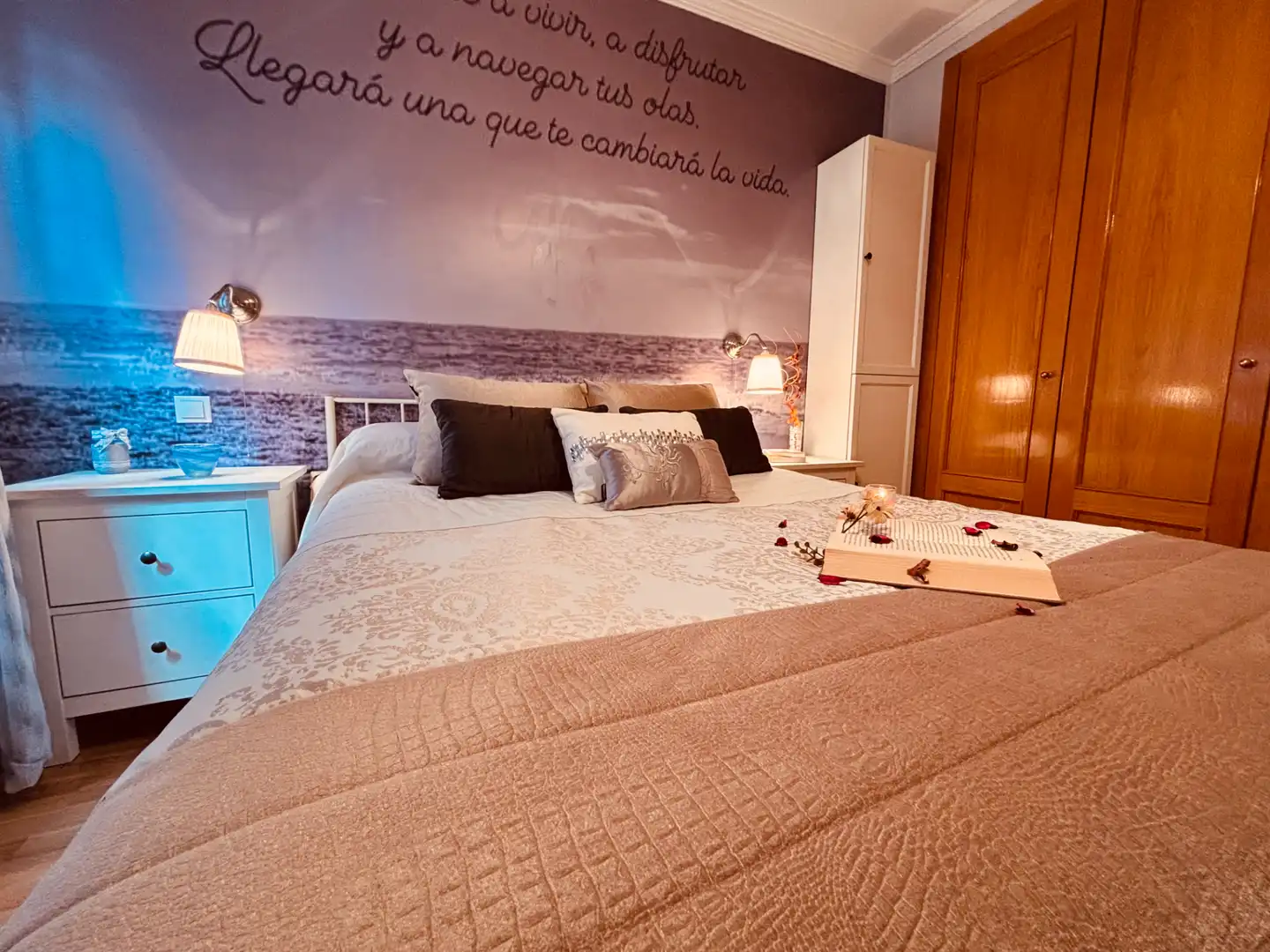 Bedroom of Flat for rent in Getafe  with Air Conditioner, Parquet flooring and Washing machine