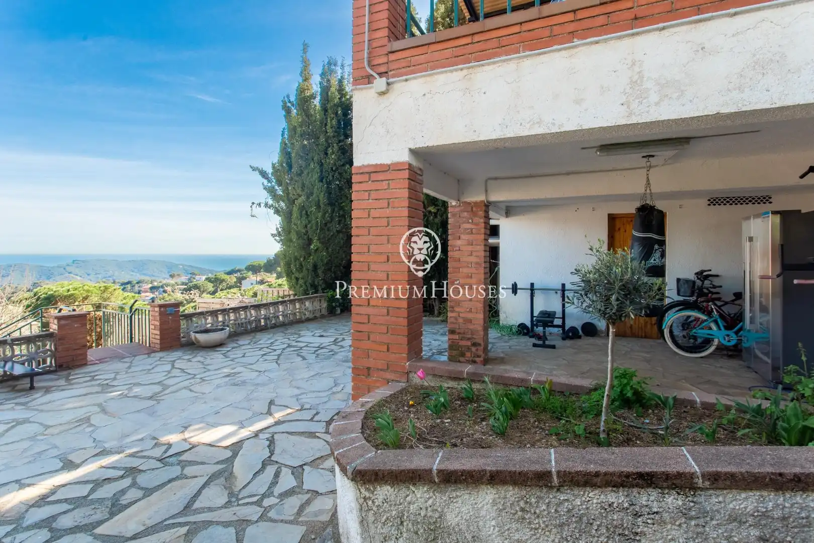 Terraza de Casa o chalet de alquiler en Sant Cebrià de Vallalta con Aire acondicionado, Calefacción y Terraza