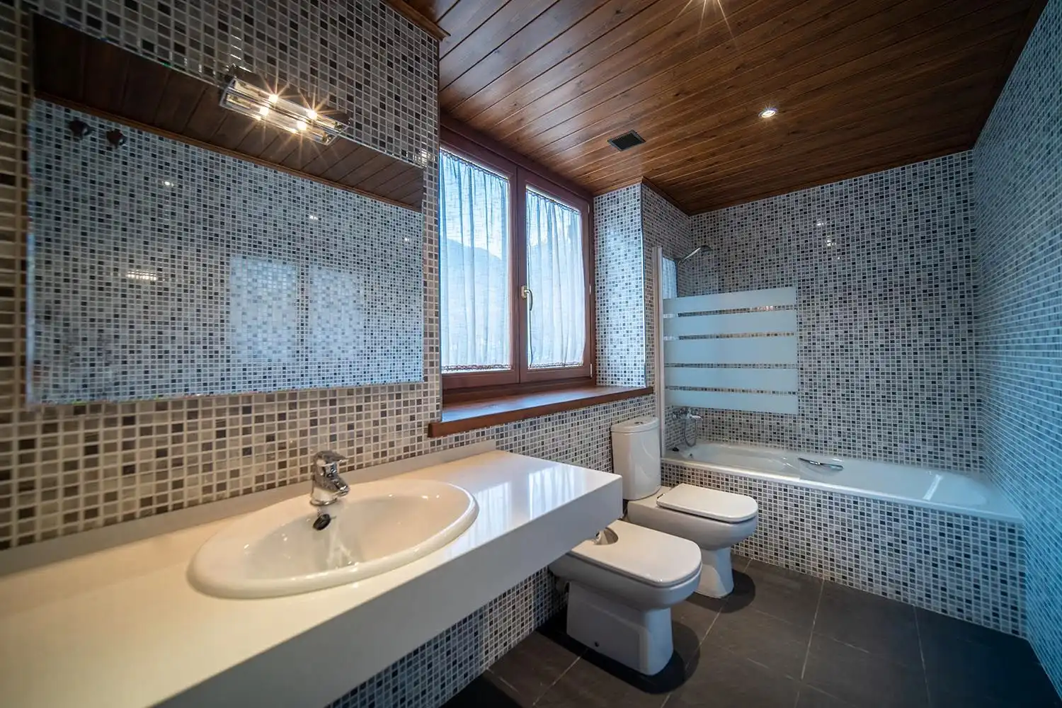 Baño de Casa o chalet en venta en Vielha e Mijaran con Jardín privado, Parquet y Terraza