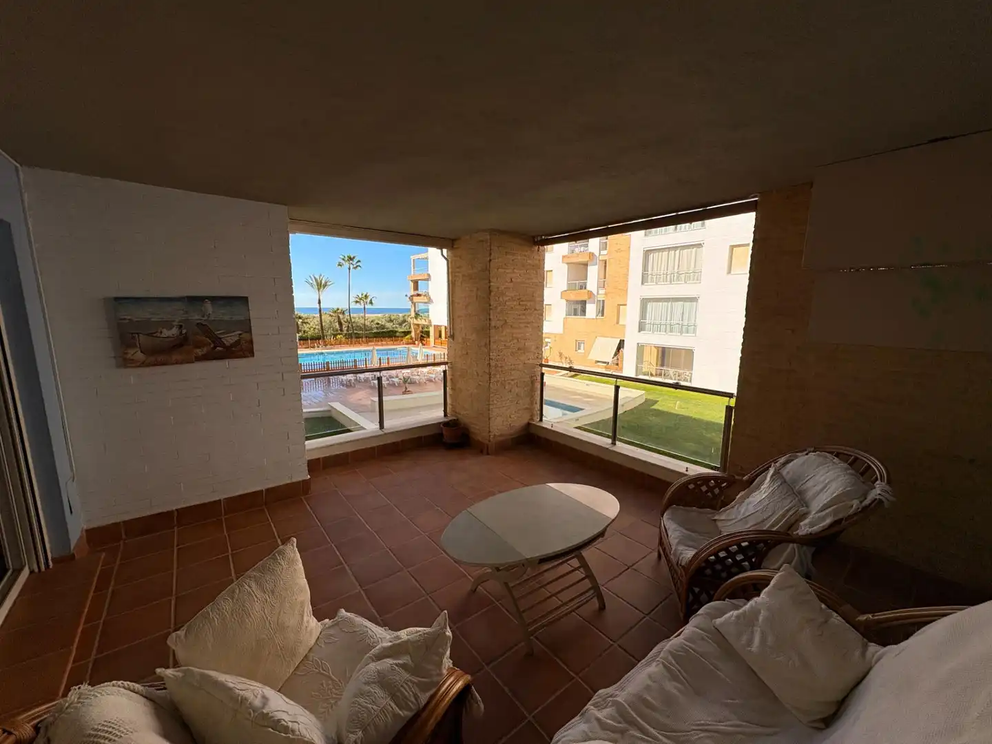 Terraza de Apartamento en venta en Ayamonte con Aire acondicionado, Terraza y Piscina comunitaria