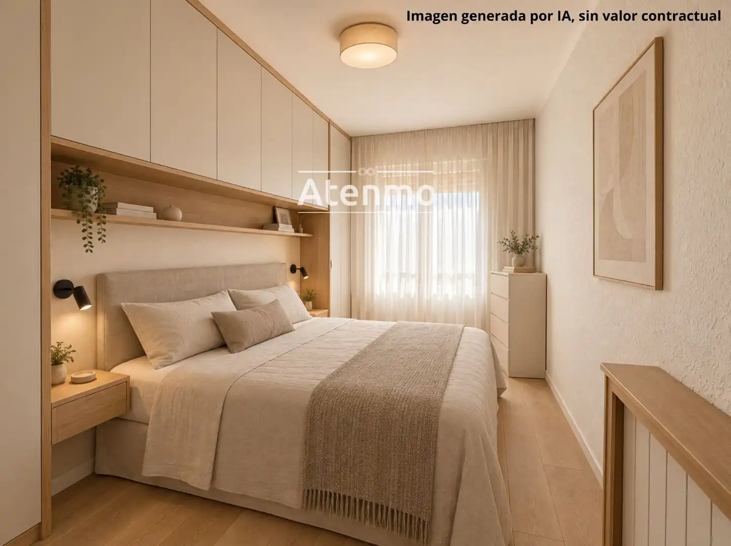 Bedroom of Flat for sale in Barcelona  with Air Conditioner and Heating