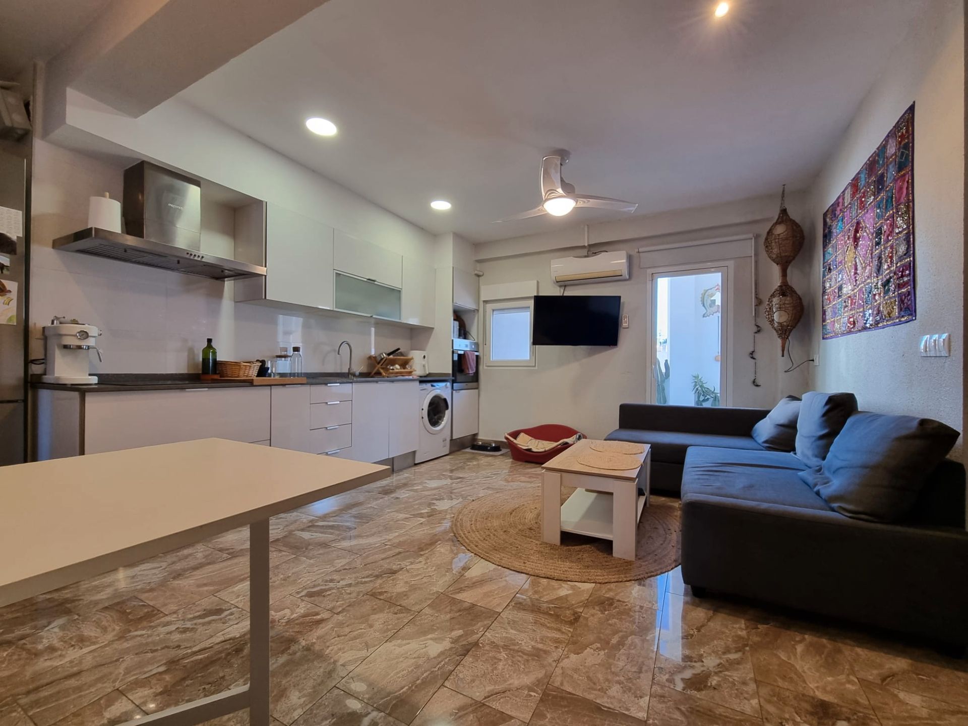 Living room of Flat for sale in Almàssera  with Air Conditioner and Balcony