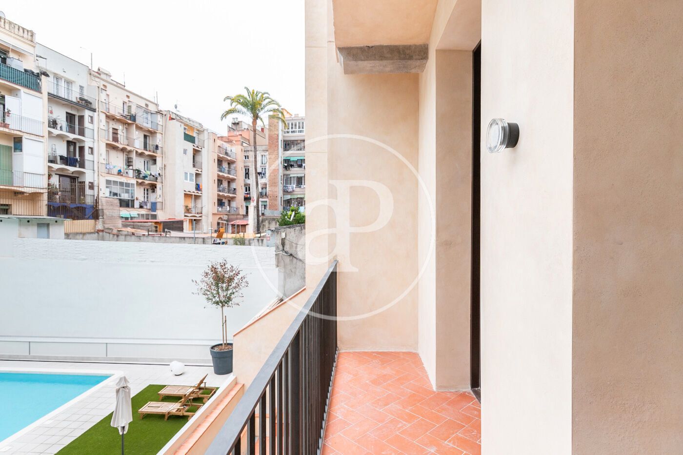 Balcony of Loft for sale in  Barcelona Capital  with Air Conditioner, Heating and Terrace