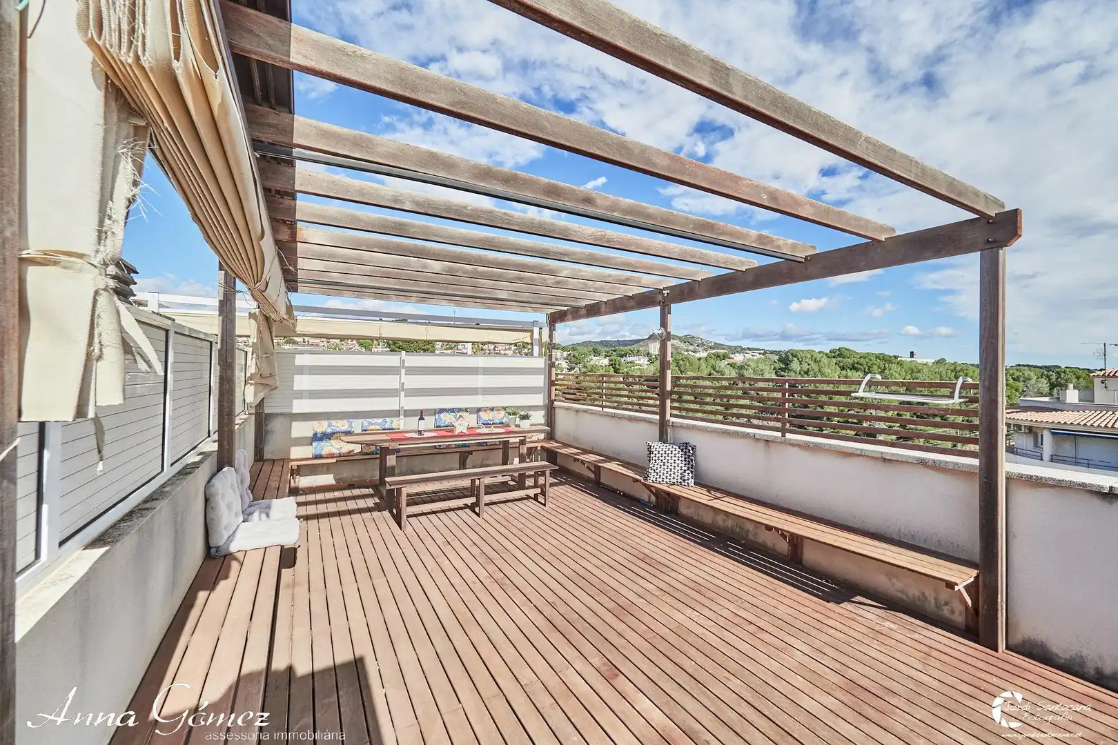 Terrasse von Dachboden zum Verkauf in Calafell mit Heizung, Terrasse und Gemeinschaftspool