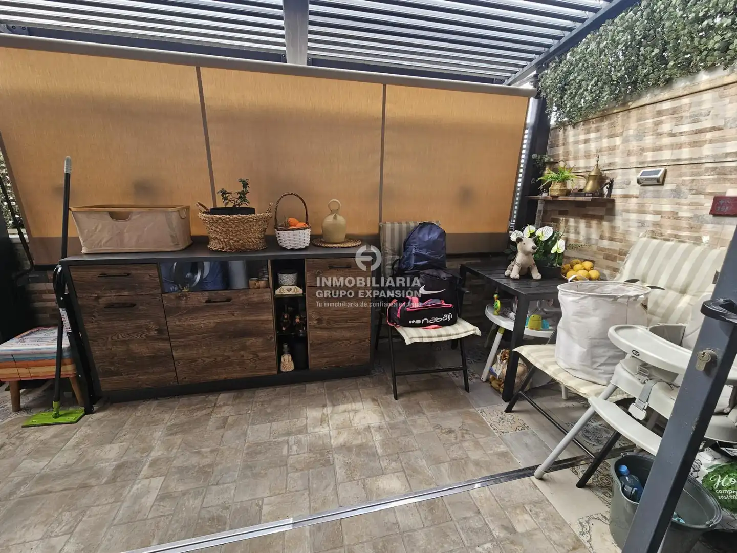 Terrasse von Wohnung zum Verkauf in Aspe mit Klimaanlage, Heizung und Privatgarten
