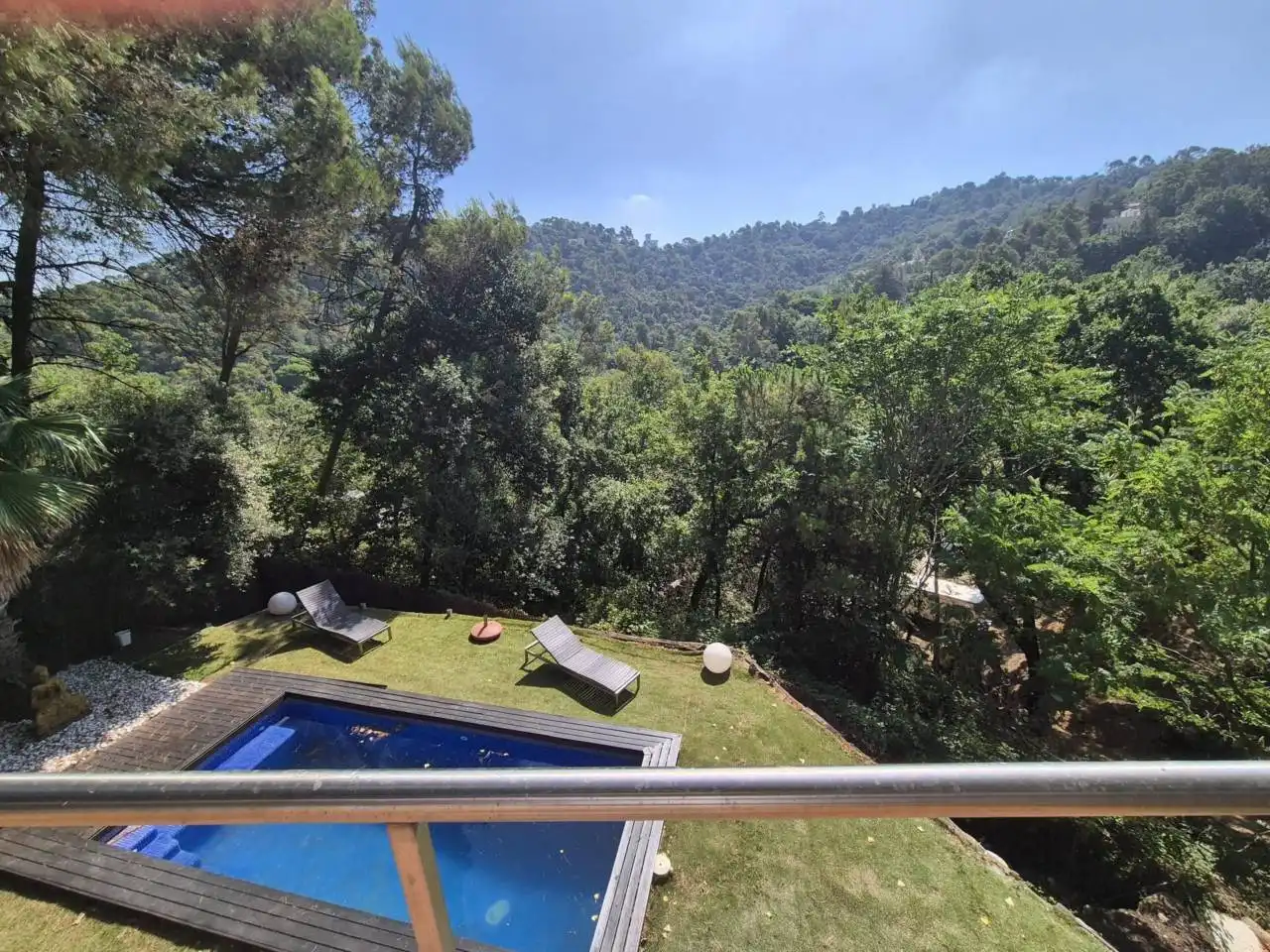 Swimming pool of Houses for sale in Sant Cugat del Vallès  with Private garden, Terrace and Swimming Pool