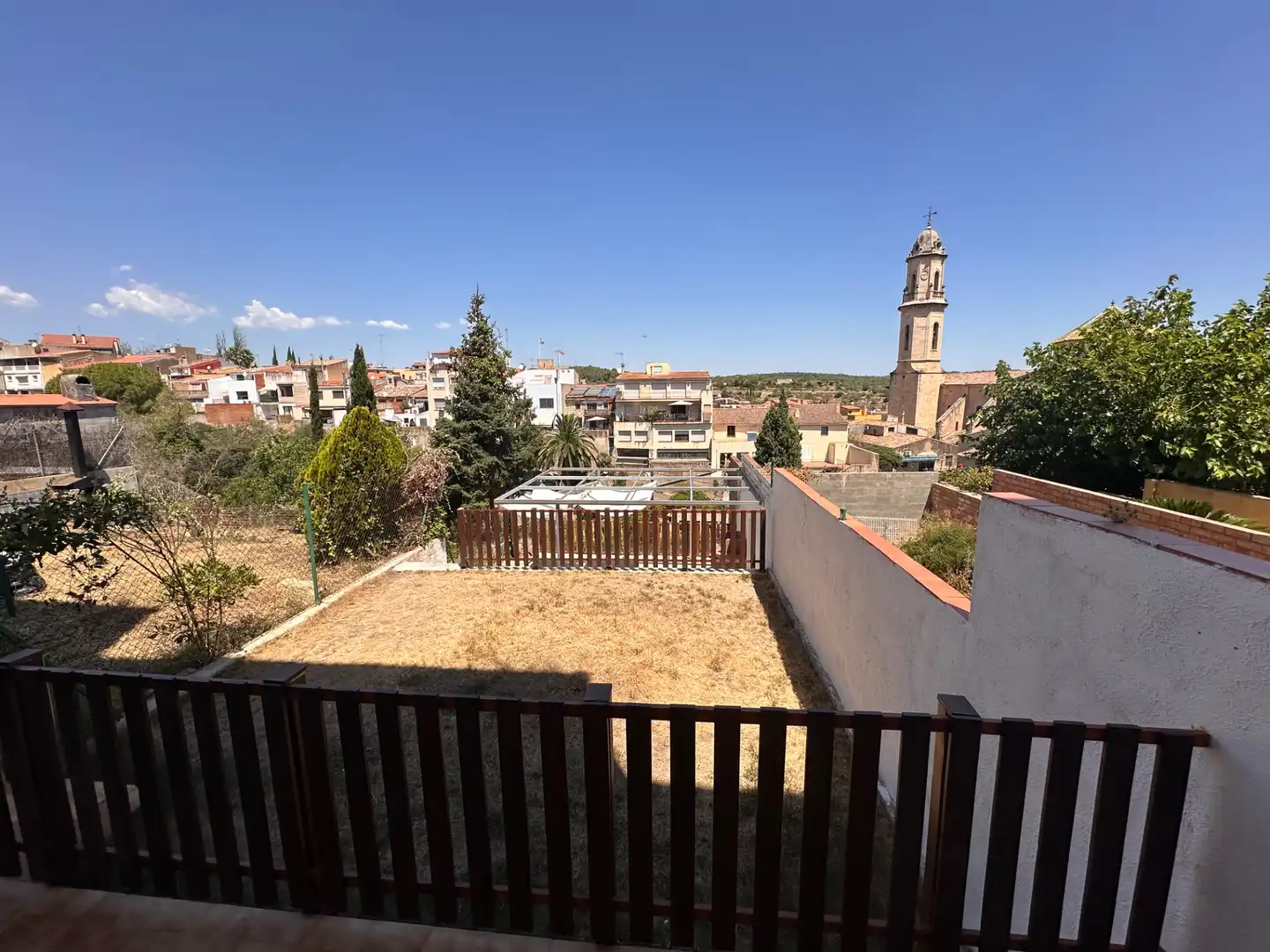 Terrasse von Einfamilien-Reihenhaus zum Verkauf in El Catllar  mit Heizung, Privatgarten und Parkett