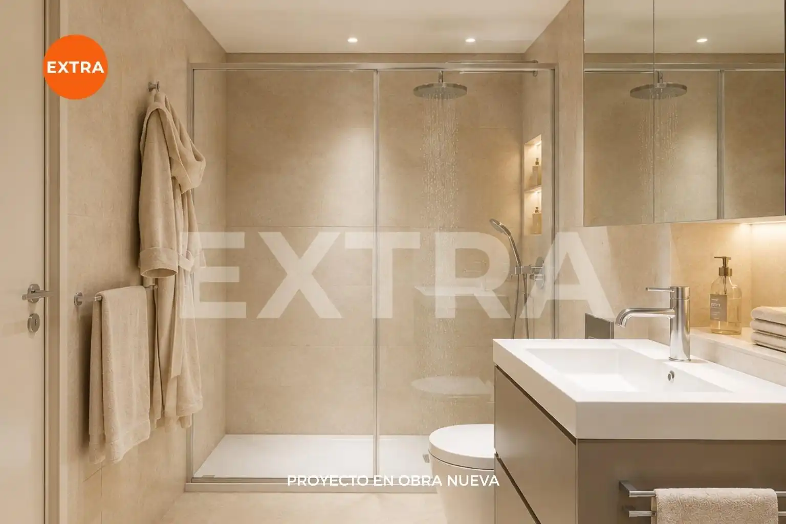 Bany de Apartament en venda en Madrid amb Aire condicionat, Calefacció i Terrassa