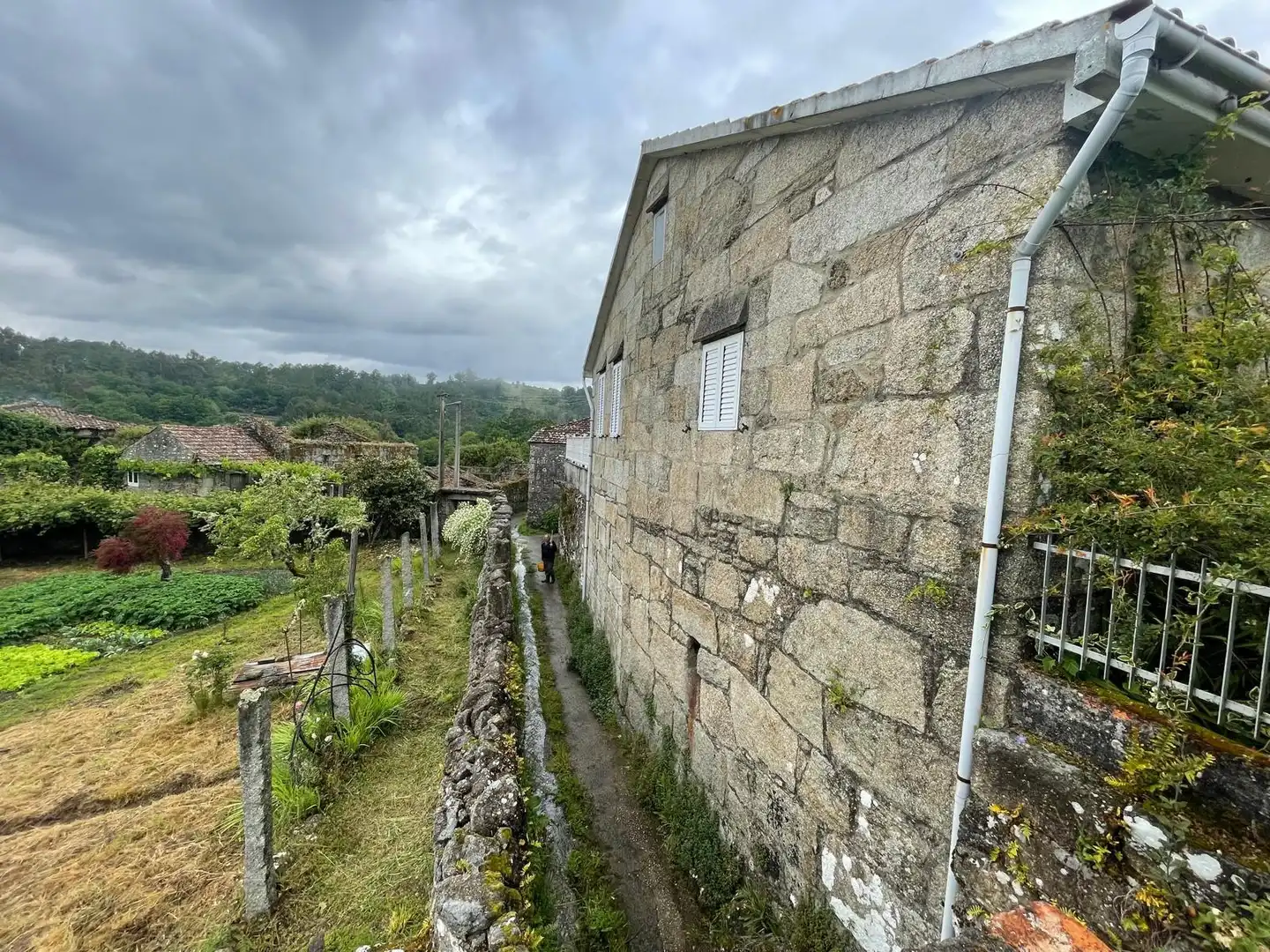 Exterior view of Houses for sale in Cortegada  with Private garden, Terrace and Balcony