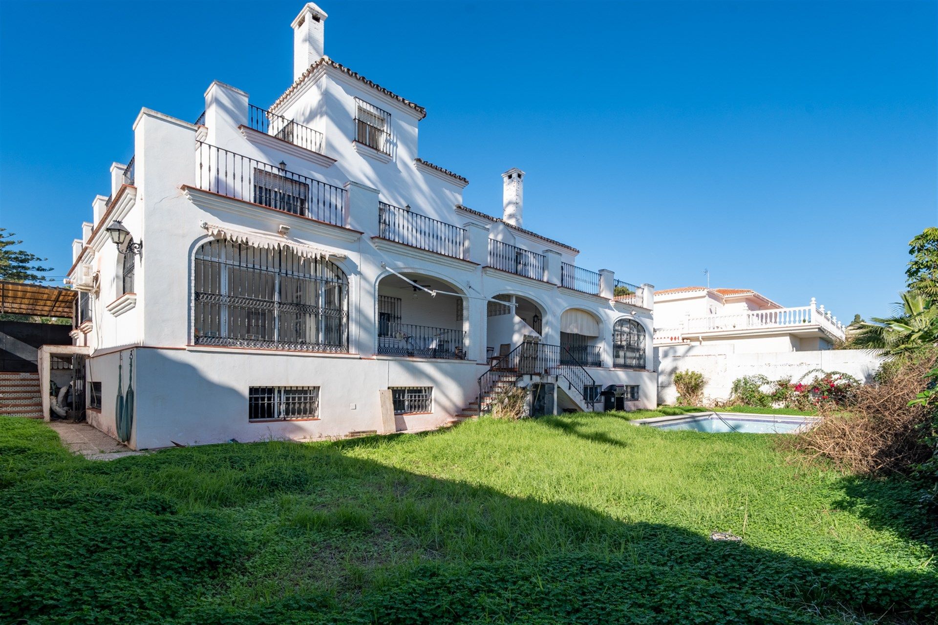 Jardín de Casa o chalet en venta en Benalmádena