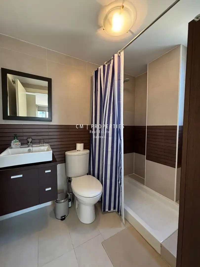 Badezimmer von Wohnungen zur Miete in Moncofa mit Klimaanlage, Heizung und Terrasse