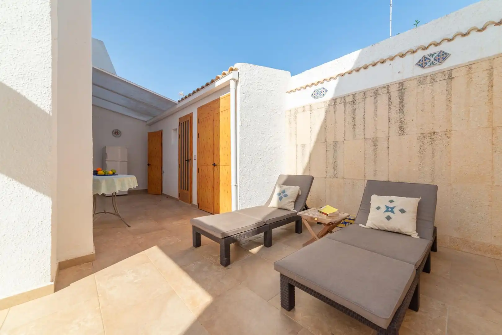 Terraza de Casa adosada en venta en San Javier con Aire acondicionado, Calefacción y Jardín privado