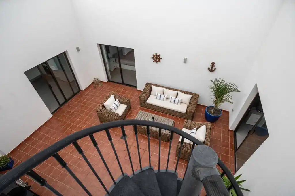 Terrassa de Casa o xalet en venda en La Oliva amb Aire condicionat, Jardí privat i Terrassa