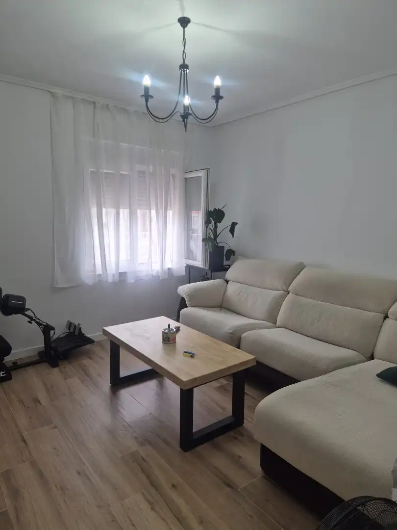 Sala de estar de Piso en venta en Hazas de Cesto con Parquet y Terraza