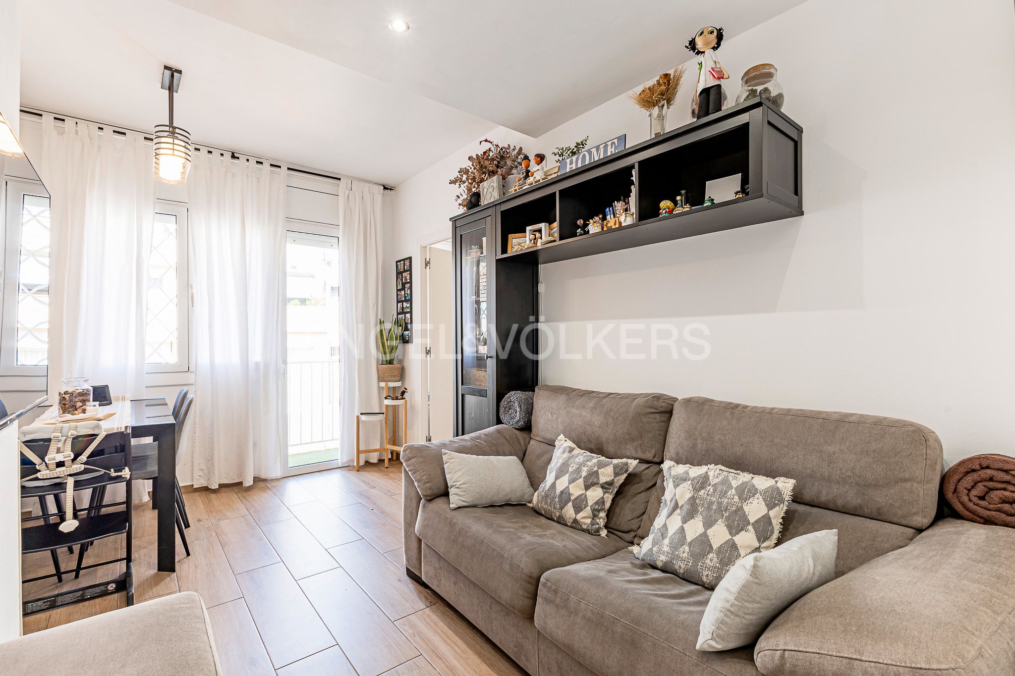 Sala d'estar de Apartament en venda en  Barcelona Capital amb Aire condicionat, Calefacció i Balcó
