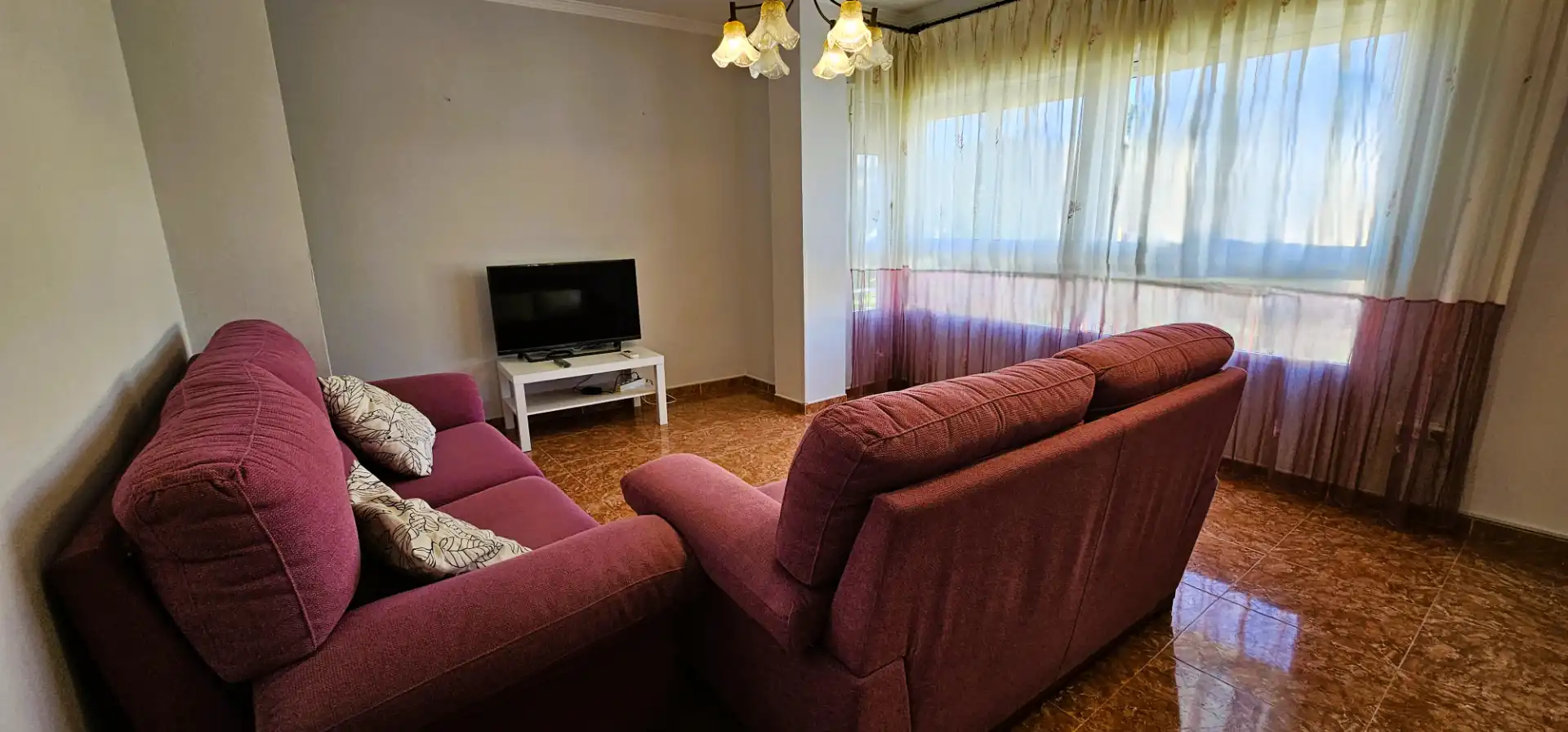 Sala de estar de Piso en venta en Totana con Aire acondicionado, Amueblado y Horno