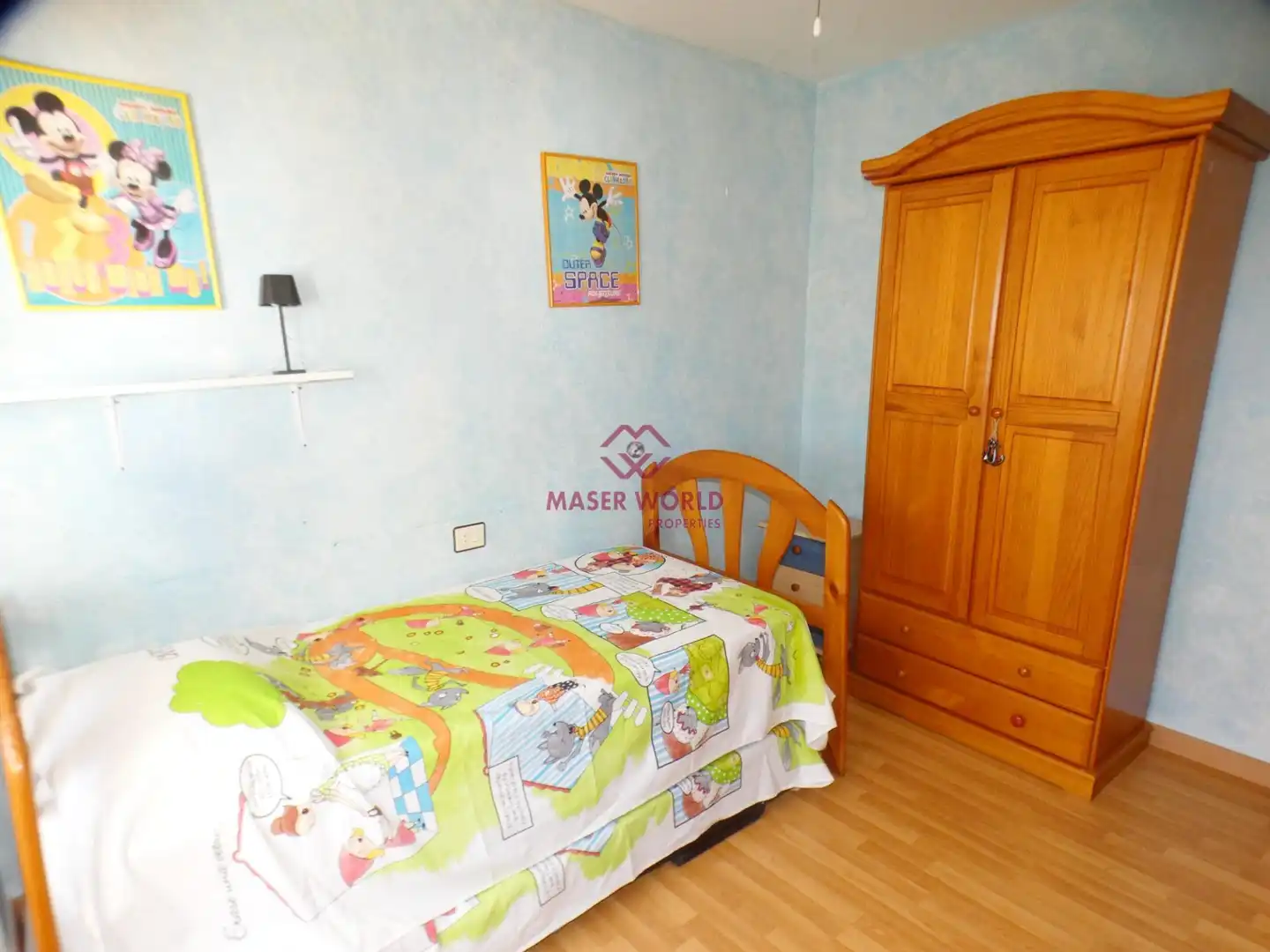 Habitación de Apartamento en venta en Mazarrón con Aire acondicionado, Parquet y Amueblado