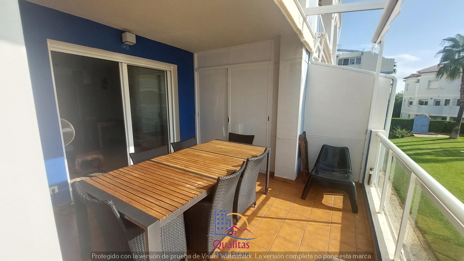 Terrassa de Apartament de lloguer en Oliva amb Aire condicionat, Calefacció i Terrassa