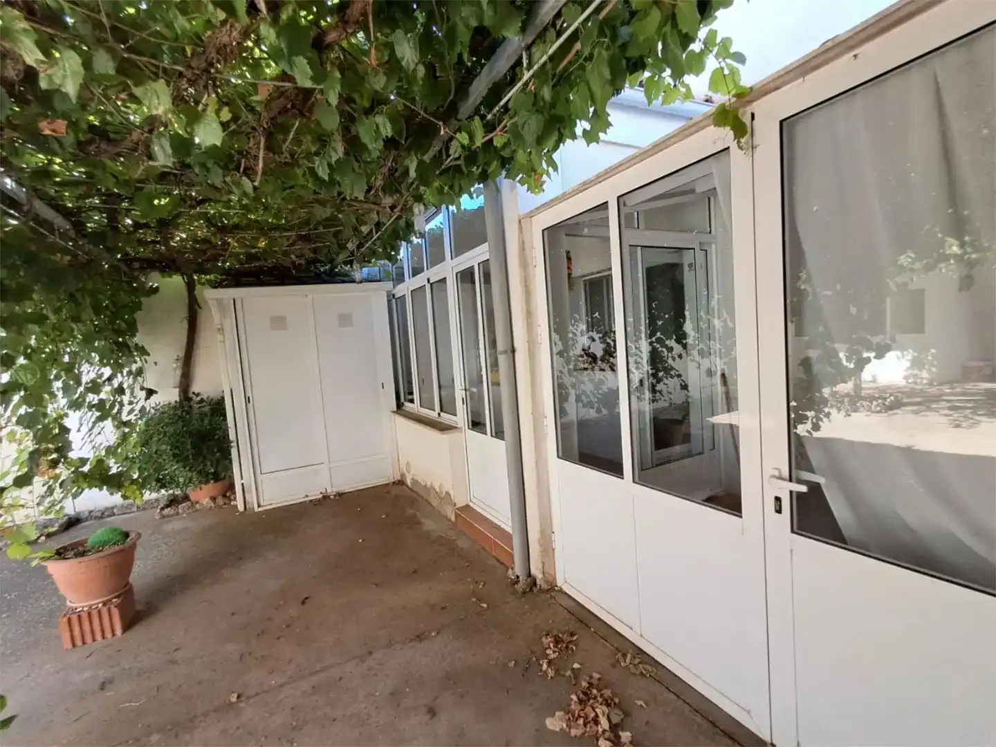 Vista exterior de Casa adosada en venta en Mahora con Trastero y Balcón