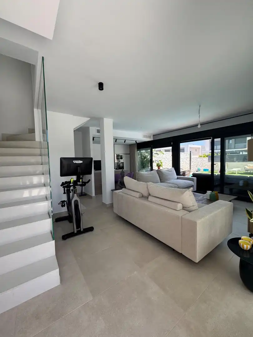 Living room of Houses for rent in Santa Pola  with Air Conditioner, Heating and Private garden