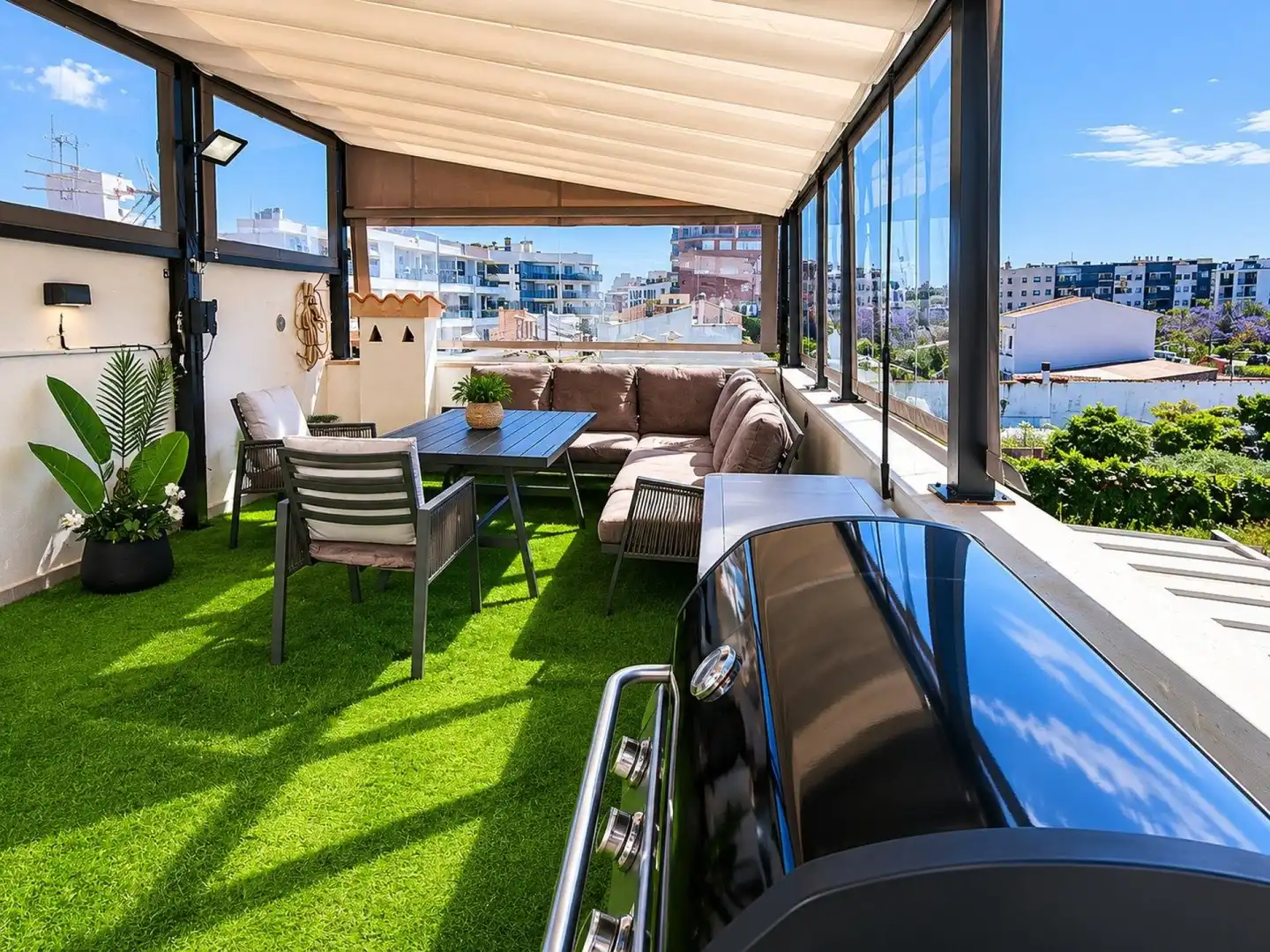 Terraza de Casa adosada en venta en  Palma de Mallorca con Calefacción y Amueblado