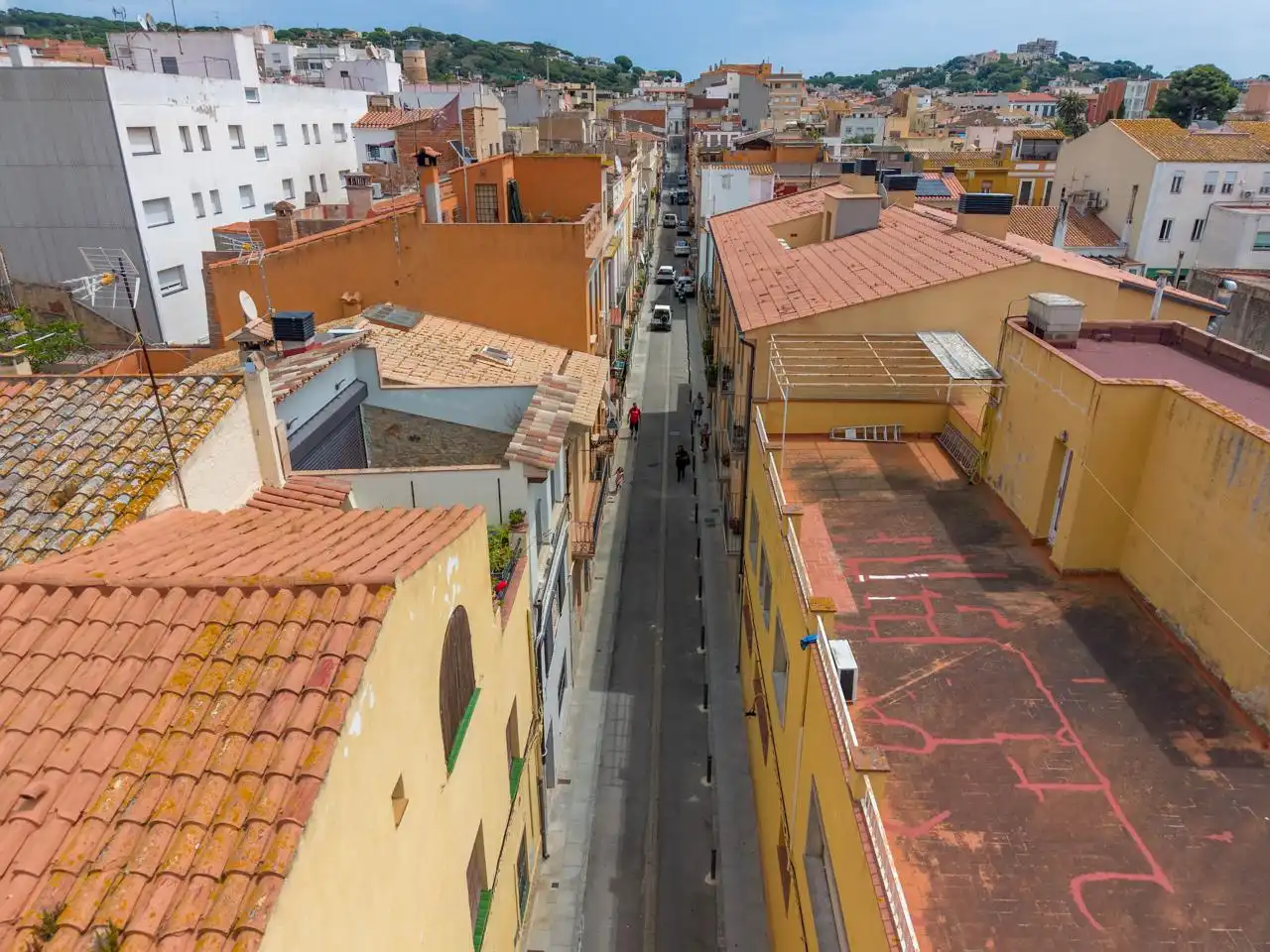 Vista exterior de Pis en venda en Sant Feliu de Guíxols amb Balcó