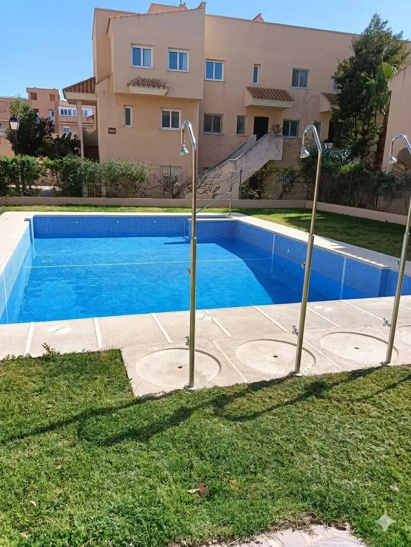 Swimming pool of Attic for sale in Roquetas de Mar  with Air Conditioner, Terrace and Community pool