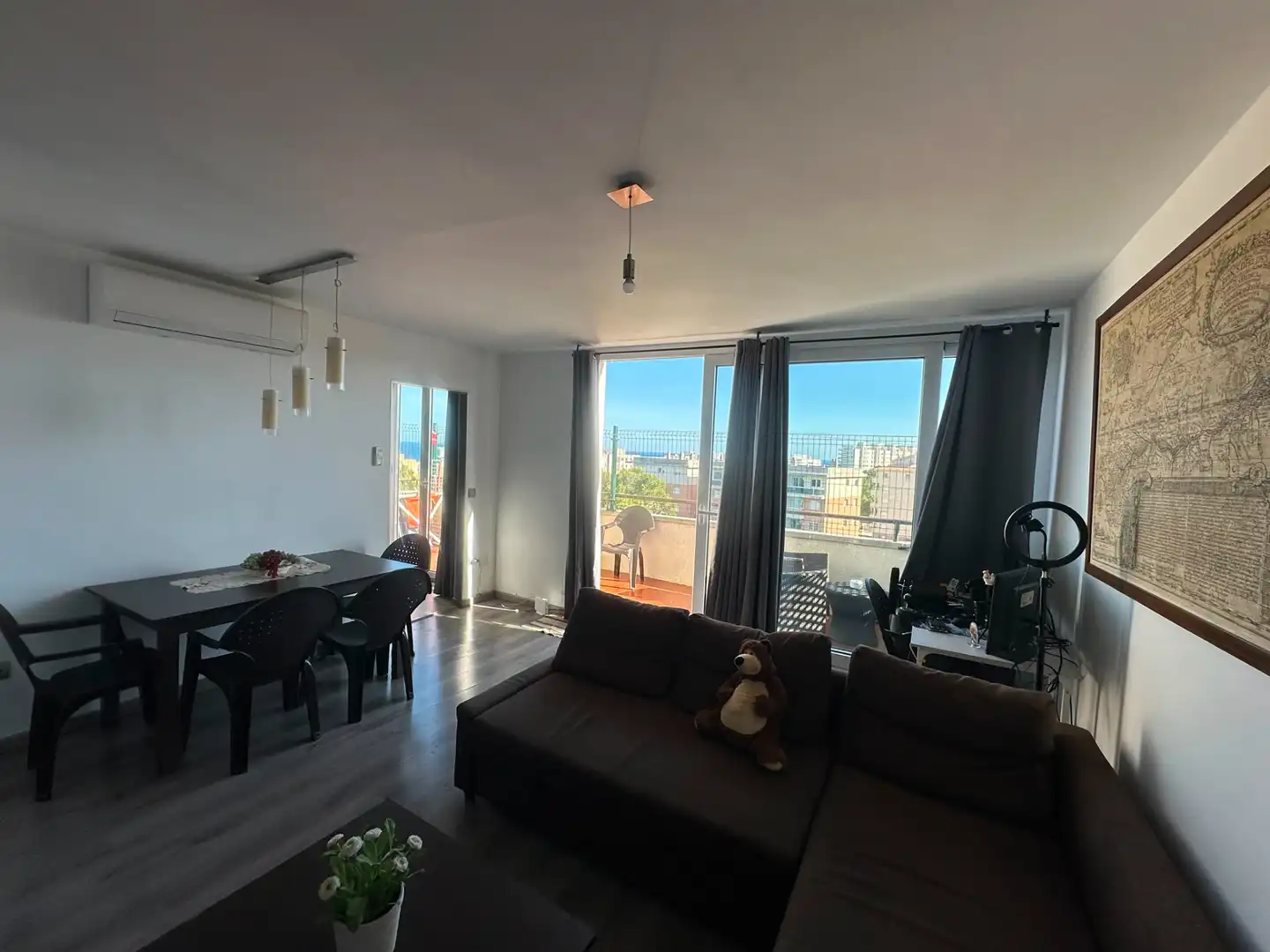 Living room of Attic for sale in Mont-roig del Camp  with Air Conditioner, Terrace and Furnished