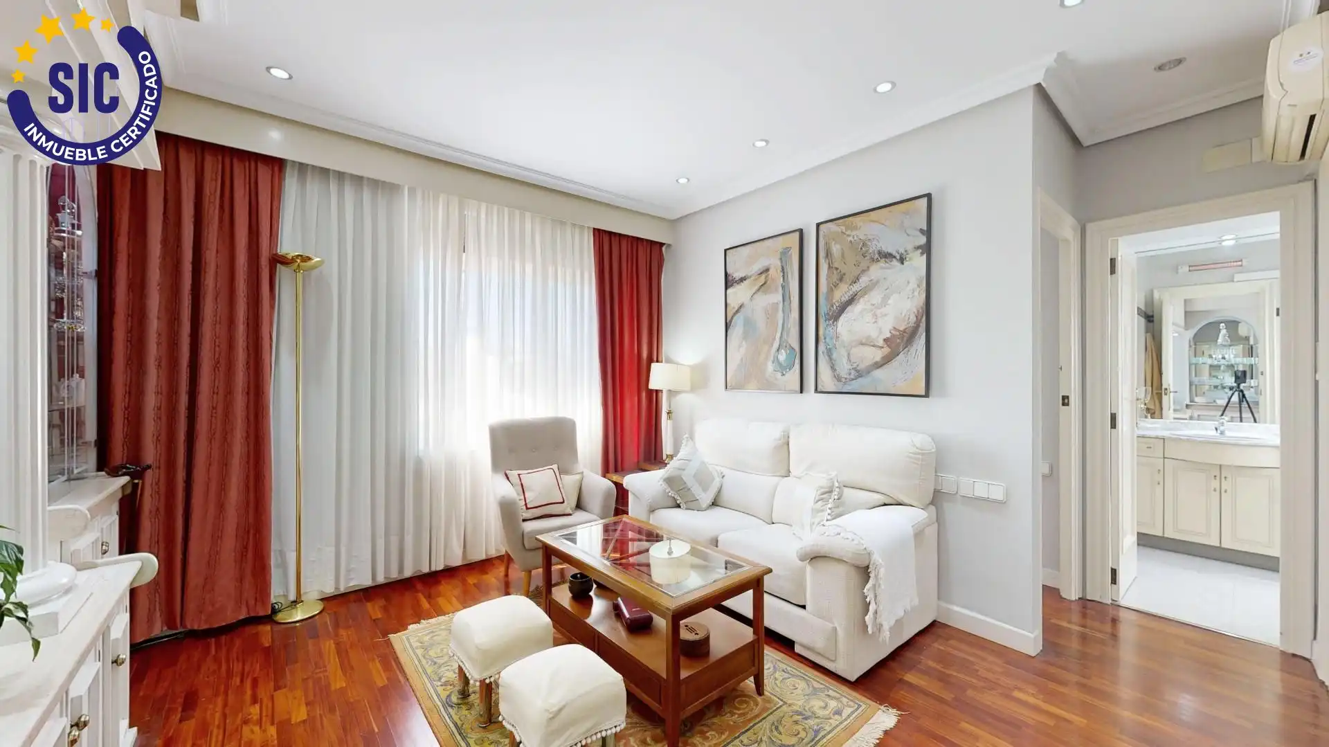 Sala de estar de Piso en venta en Valencia con Aire acondicionado, Calefacción y Parquet