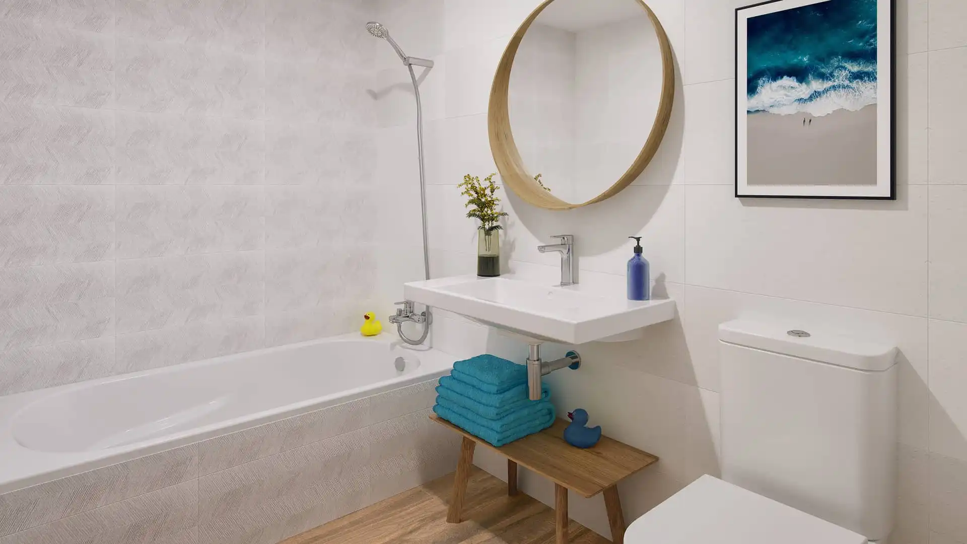Baño de Piso en venta en Quart de Poblet con Aire acondicionado, Calefacción y Terraza