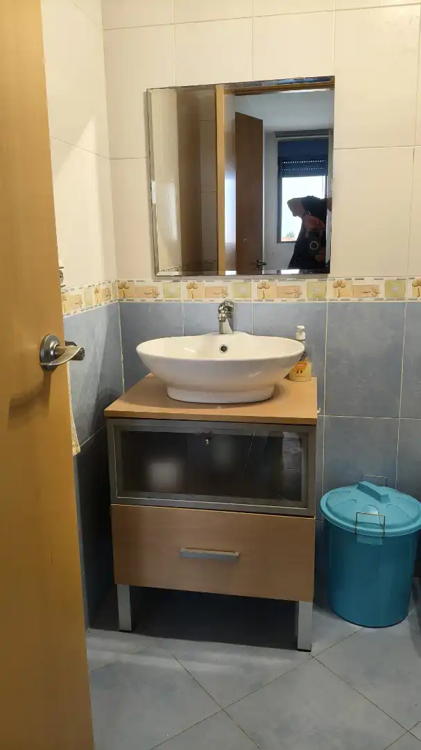 Baño de Apartamento de alquiler en Moncofa con Terraza, Amueblado y Horno