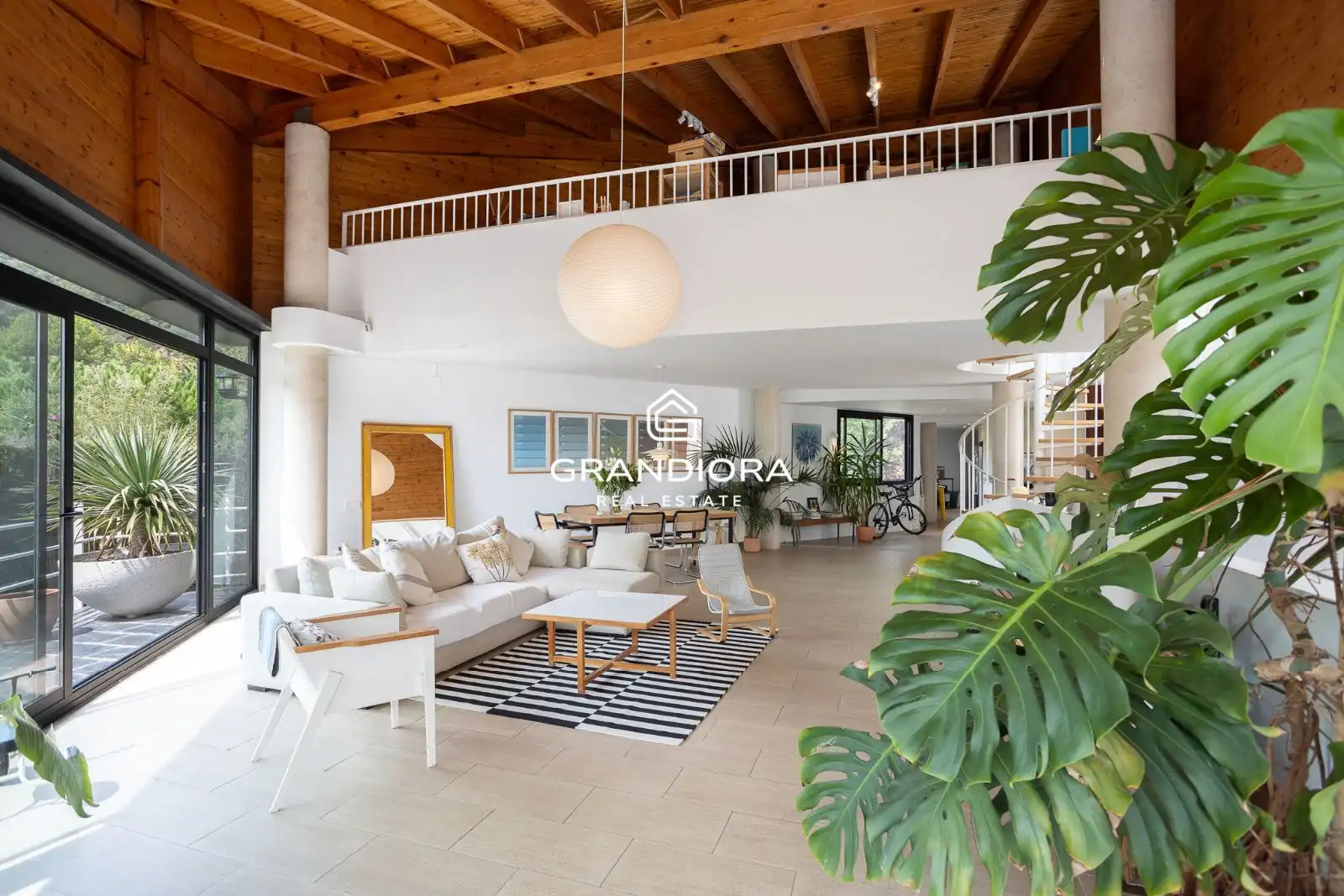 Living room of Houses for rent in Alella  with Swimming Pool