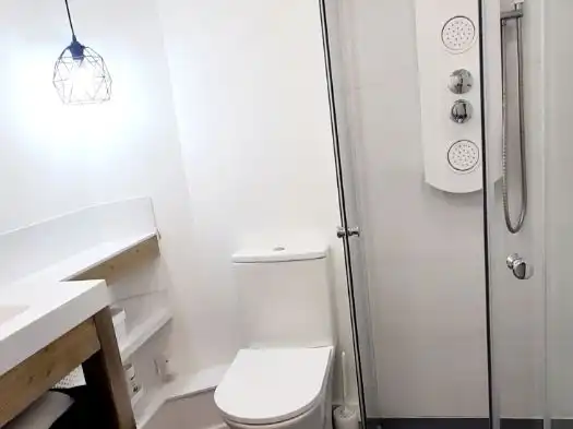 Bathroom of Houses for sale in Platja de la Pobla de Farnals