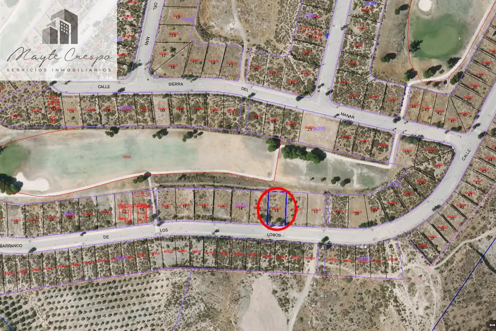 Residential land for sale in Calle Barranco de los Lobos