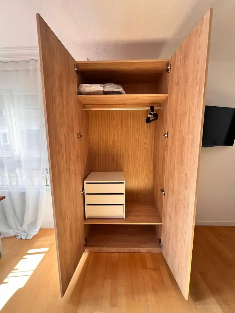 Schlafzimmer von Wohnung zur untervermieten in Murcia mit Klimaanlage, Heizung und Möbliert