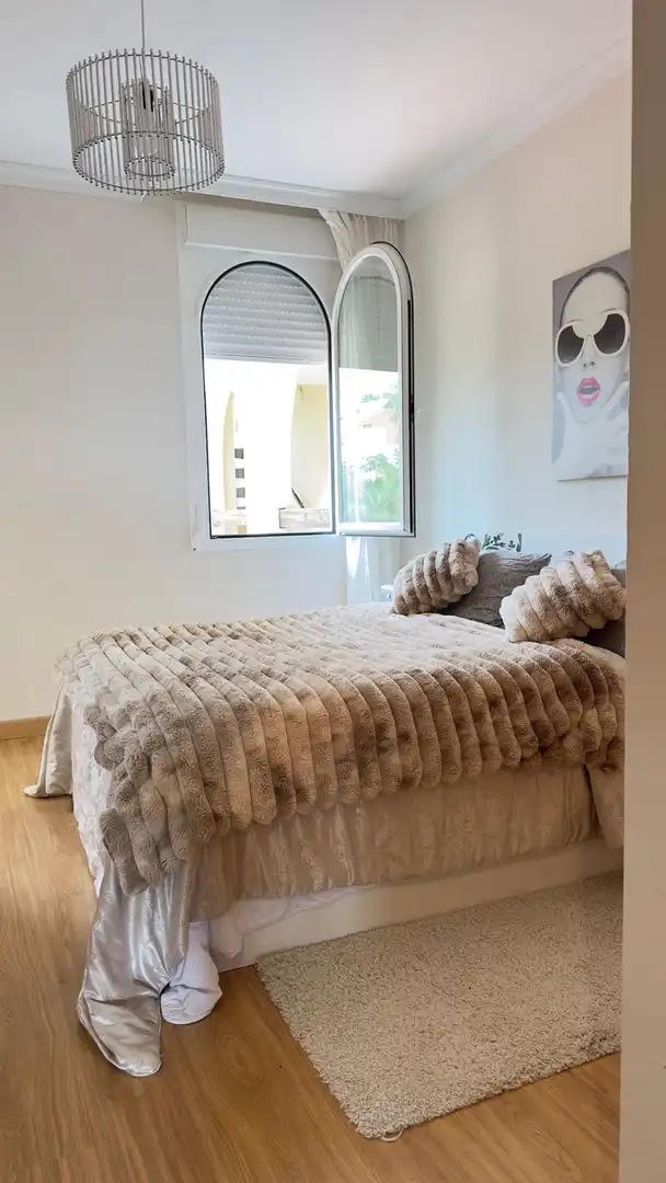 Bedroom of Apartments for rent in Estepona  with Air Conditioner, Heating and Terrace