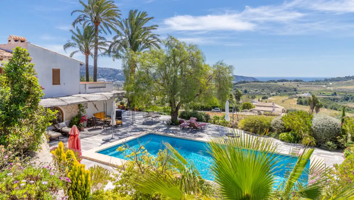 Piscina de Finca rústica en venta en Teulada con Calefacción, Jardín privado y Terraza