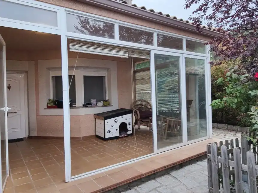 Terrassa de Casa o xalet en venda en Moralzarzal amb Calefacció, Jardí privat i Parquet