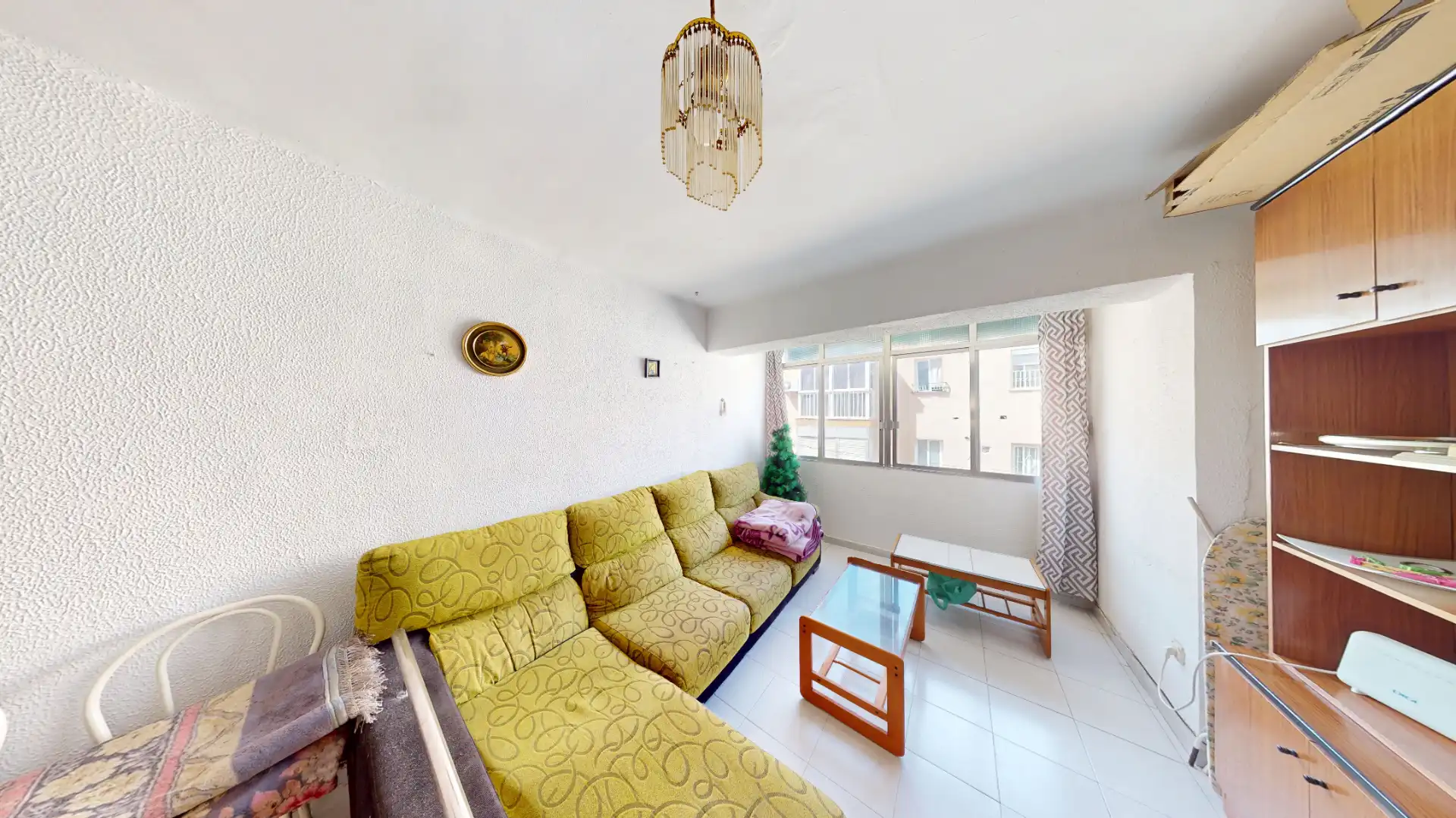 Sala de estar de Piso en venta en Almería con Aire acondicionado, Amueblado y Horno