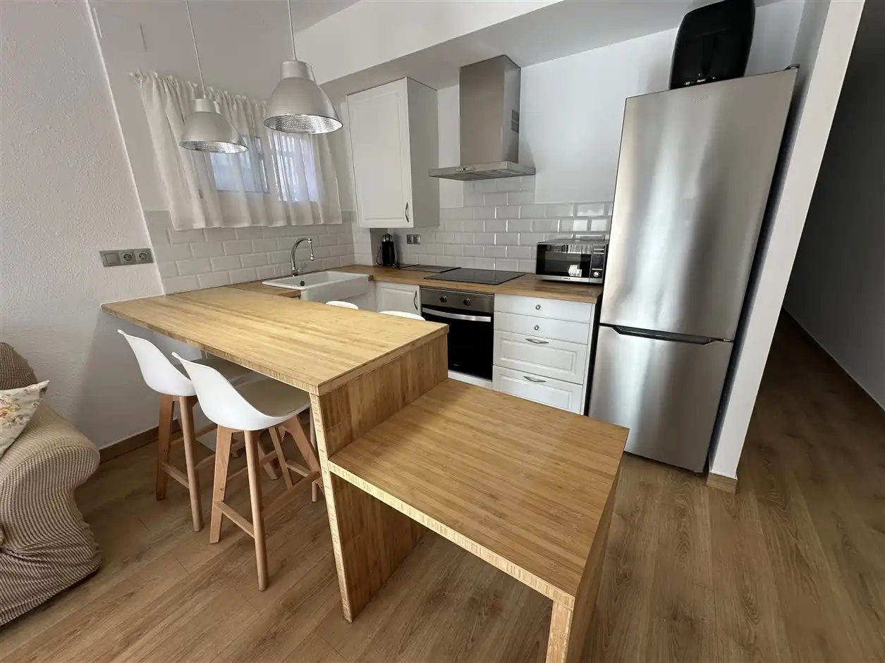 Cocina de Planta baja de alquiler en Cambrils con Terraza, Trastero y Amueblado