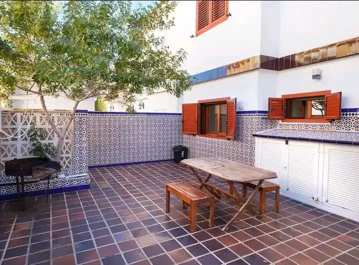 Terraza de Casa o chalet de alquiler en La Manga del Mar Menor con Calefacción, Jardín privado y Terraza