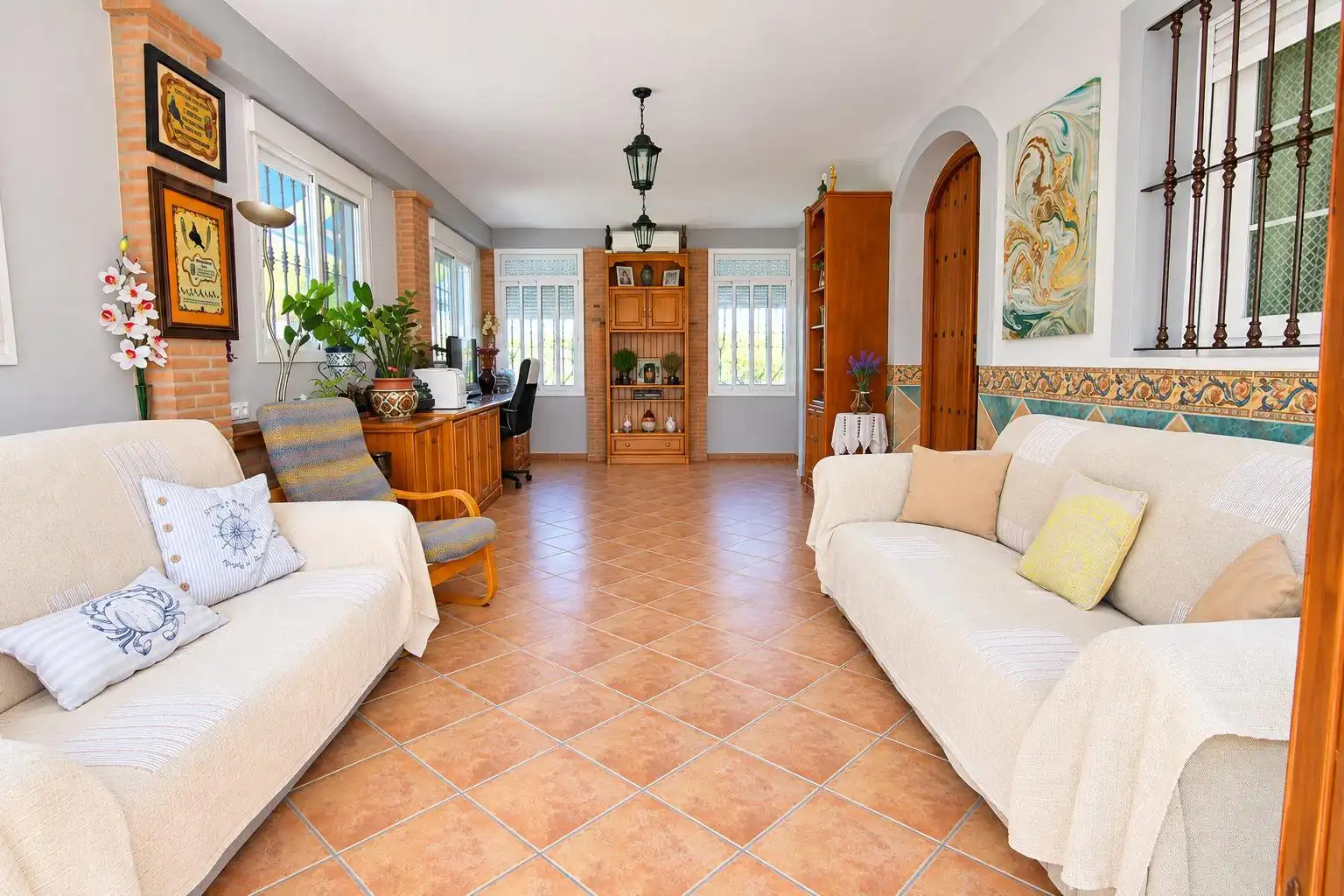 Living room of Houses for sale in Coín, Málaga