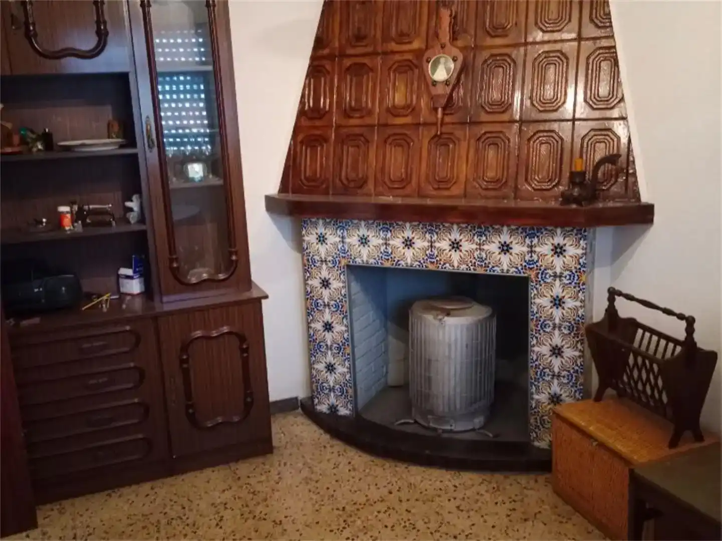 Sala d'estar de Casa adosada en venda en Torresmenudas