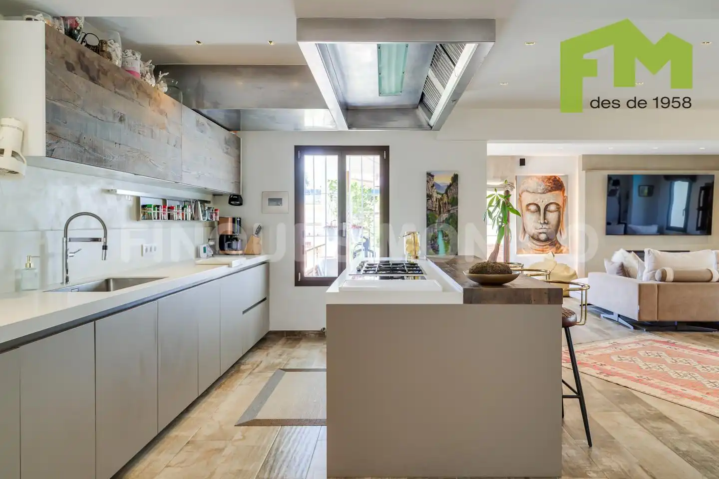 Cocina de Casa o chalet en venta en El Masnou con Aire acondicionado, Calefacción y Jardín privado