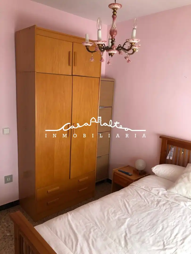 Schlafzimmer von Wohnung zur Miete in Altea mit Heizung, Möbliert und Balkon