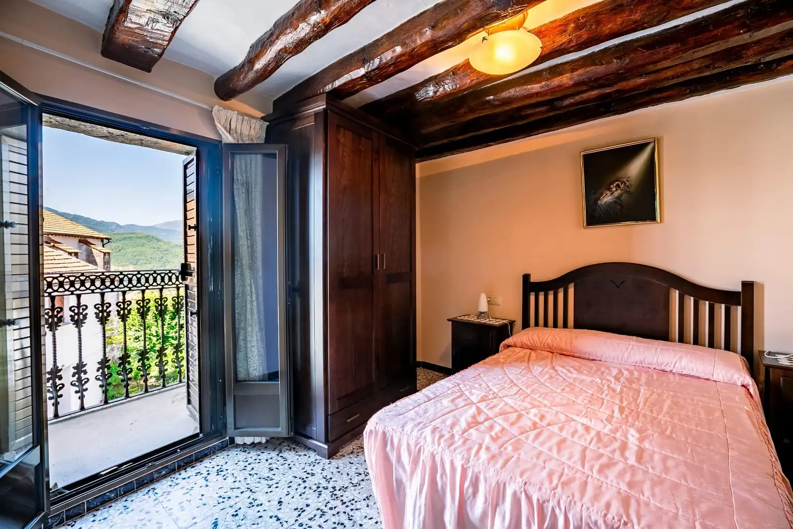 Habitación de Casa o chalet en venta en Laspuña con Calefacción, Jardín privado y Amueblado