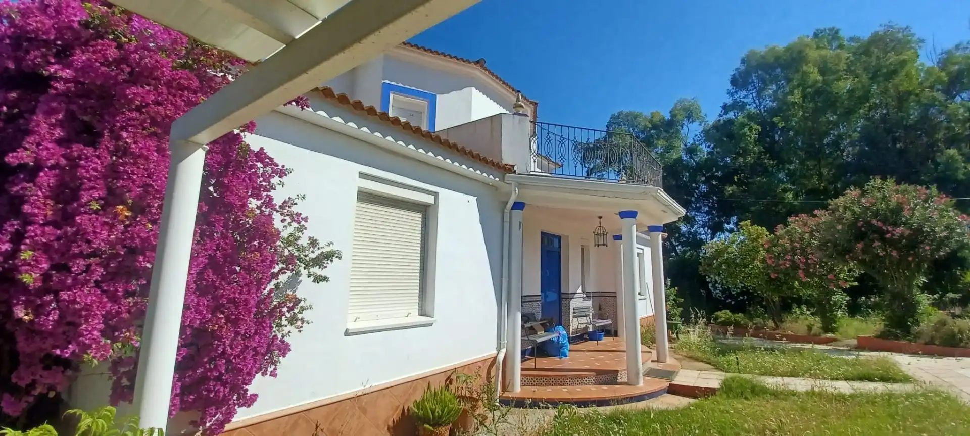 Vista exterior de Casa o chalet en venta en Castilblanco de los Arroyos con Aire acondicionado, Jardín privado y Terraza