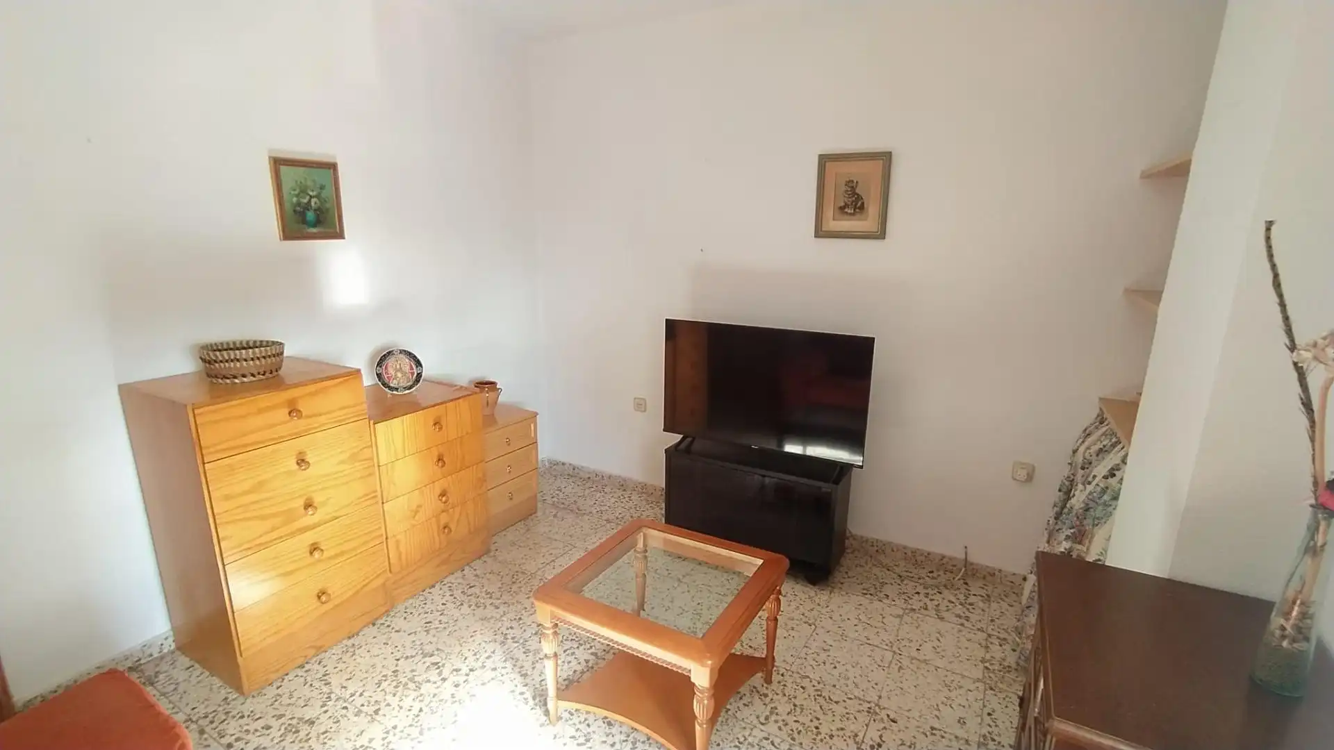 Sala d'estar de Pis en venda en Málaga amb Aire condicionat, Jardí privat i Terrassa